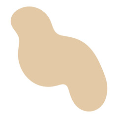 CUTE CREAM BLOP TEXT BOX