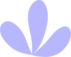 Purple Aquatic Plants Illustration