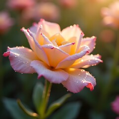 Fototapeta premium close up of pink flower