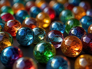 christmas balls on a white background