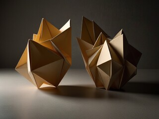 golden triangle polygonal model