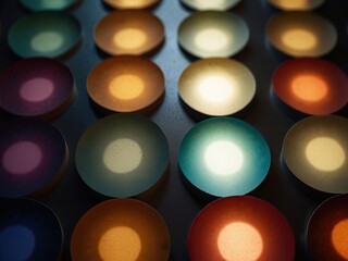 abstract christmas lights background