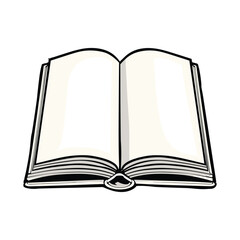 open book vector illustration
