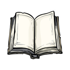 open book vector illustration