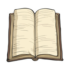 open book vector illustration