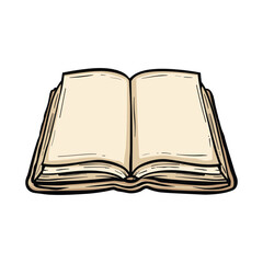 open book vector illustration