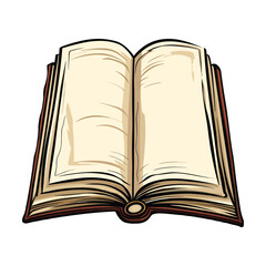 open book vector illustration