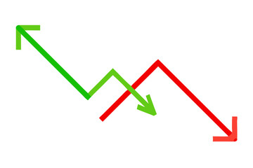 Abstract Stock Market Graph Showing Upward and Downward Trends
