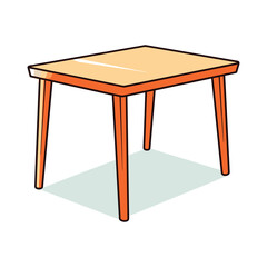 vector illustration of a table