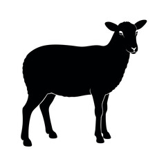 silhouette bull power animal graphic