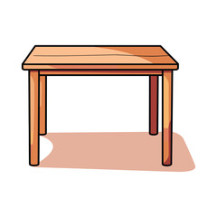 vector illustration of a table