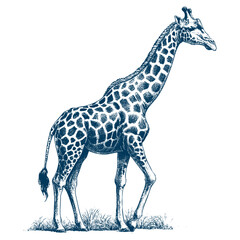 Naklejka premium giraffe vector