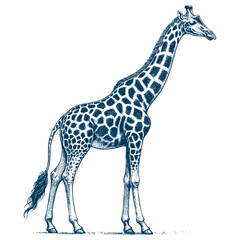 Naklejka premium giraffe vector