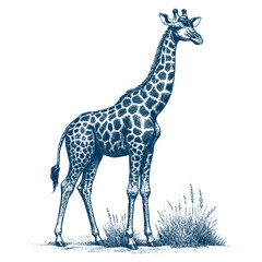 Naklejka premium giraffe vector