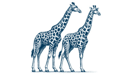 Obraz premium giraffe vector