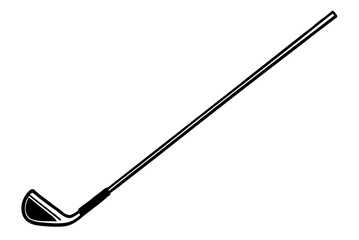golf club silhoutte vector illustration