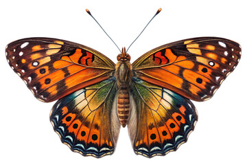 Obraz premium butterfly isolated on white, transparent background. PNG AI generated