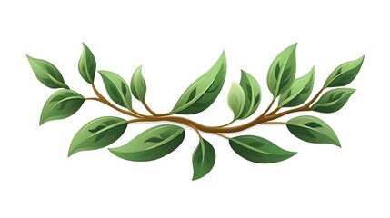 Detailed Laurel Branches Icon Illustration for Professional Projects and Designs