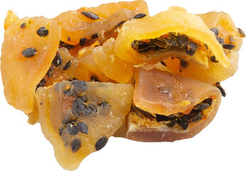 Natural Dried Passion Fruit Without Background