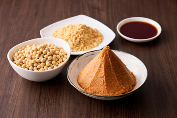 味噌や醤油などの大豆の発酵食品