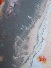 Fototapeta premium Soft abstract texture with pink, gray and white brushstrokes