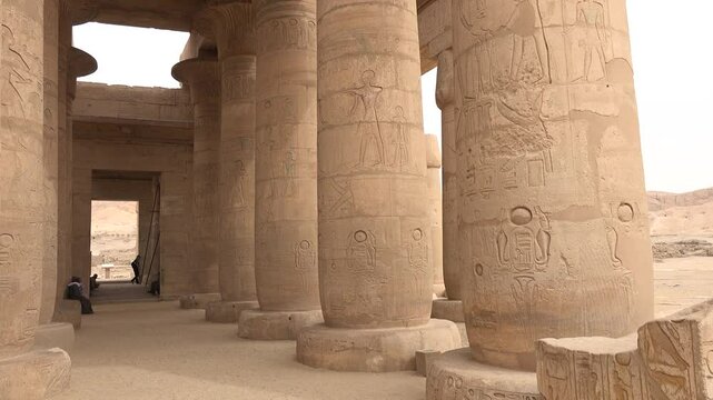 The Colonnades of the Ramesseum: Rows of Ancient Majesty
