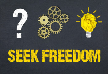 Obraz premium Seek Freedom 