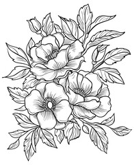 vector illustration of a flower