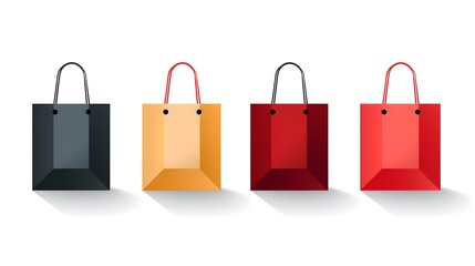 Silhouette Shopping Bags: Customizable Object for Purchase and Retail Business