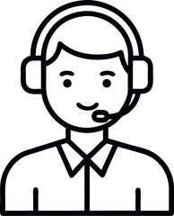 technical support, call center icon 