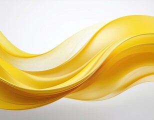 Flowing golden ribbons intertwine gracefully