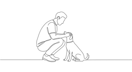 Obraz premium Playful Minimalist Illustration of animals, Animal Art for Trendy Decor