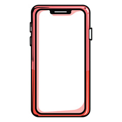 smart phone with blank screen