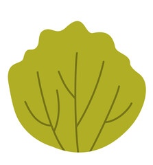 Green leaf vector