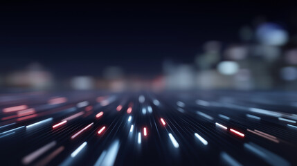 A digital server cluster with real-time AI status indicators