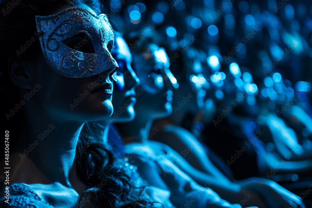 Poster ai generative image of audience enjoy live performance in theater
