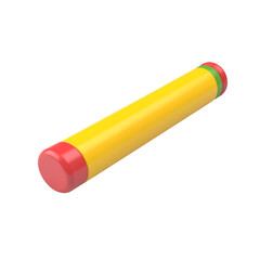 Colorful cylindrical toy object