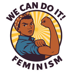Feminist empowerment illustration