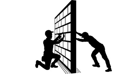 man on ladder © Risal