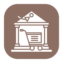 Cart Bank Transfer Icon
