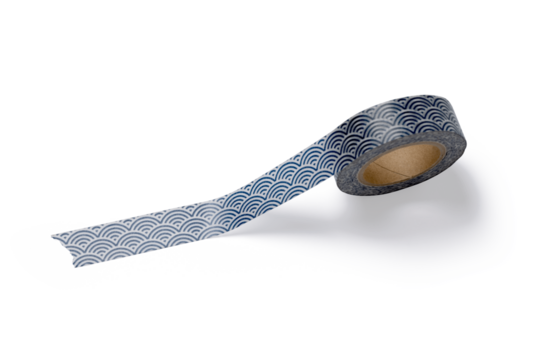 roll of blue adhesive tape,isolated on transparent png background,note paper message office business tag sign