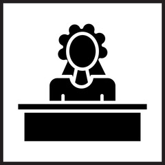 Magistrate icon Design