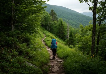 Fototapeta premium The Green Path Ahead