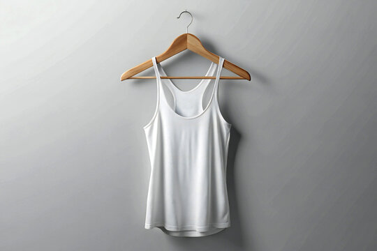 Women’s Racerback Tank Top on Hook – Front View