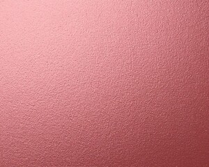 Abstract monochrome background with a glossy rough surface made of pink-gold foil and pink aluminum metal.