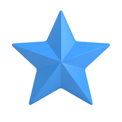 Light blue star graphic design element