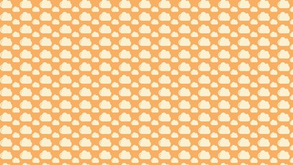 Vector seamless cloud colorful pattern 