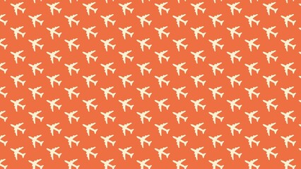 Vector seamless pattern of plane