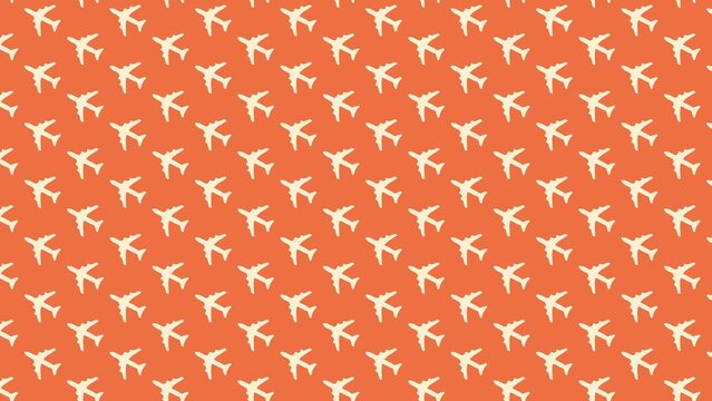 Vector seamless pattern of plane