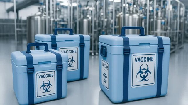 Vaccine storage boxes and containers production facility ensure safe cold storage, transport, and handling of medical supplies with secure